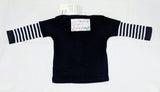 Kids Top Chef Unique Morfs Brand Cotton Fashion Designer Long Sleeve Black T-Shirt