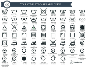 what do the symbols on clothing tags mean -  fabric care labels