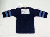 Kids Astronaut Unique Morfs Brand Cotton Fashion Designer Long Sleeve Navy T-Shirt (bundle 4)