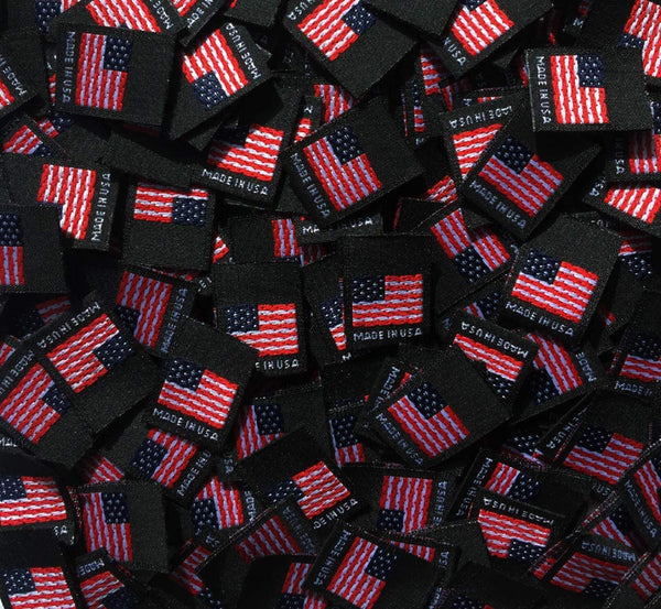 Red Black American Flag Patch, American Flag Patches 