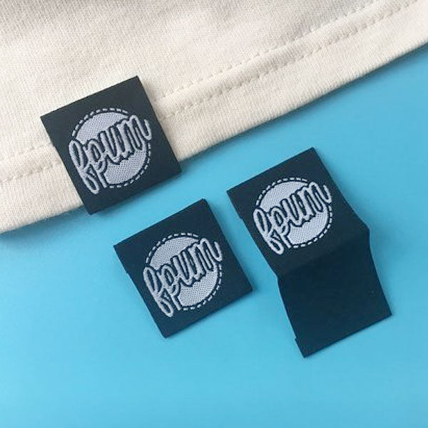 Woven Label Custom Logo Sewing  Clothing Labels Custom Tags